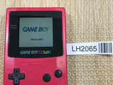 GameBoy Color Red Console Nintendo Japan - Tested Working LH2065