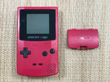 GameBoy Color Red Console Nintendo Japan - Tested Working LH2065