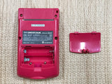GameBoy Color Red Console Nintendo Japan - Tested Working LH2065