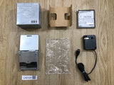 GameBoy Advance SP Platinum Silver Console Boxed Japan - Tested Working LH2129