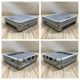 GameBoy Advance SP Platinum Silver Console Boxed Japan - Tested Working LH2129