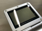 GameBoy Advance SP Platinum Silver Console Boxed Japan - Tested Working LH2129