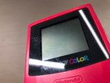 GameBoy Color Red Console Nintendo Japan - Tested Working LH2133