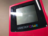 GameBoy Color Red Console Nintendo Japan - Tested Working LH2133