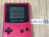 GameBoy Color Red Console Nintendo Japan - Tested Working LH2133
