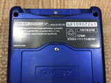 GameBoy Advance SP Azurite Blue Console Nintendo Japan - Tested Working LH2172