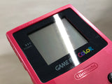 GameBoy Color Red Console Nintendo Japan - Tested Working LH2221
