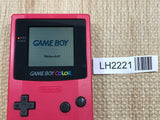 GameBoy Color Red Console Nintendo Japan - Tested Working LH2221