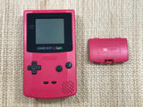 GameBoy Color Red Console Nintendo Japan - Tested Working LH2221
