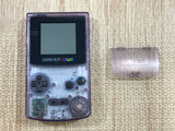GameBoy Color Clear Purple Console Nintendo Japan - Tested Working LH2234