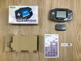 GameBoy Advance Black Console Boxed Nintendo Japan - Tested Working LH2314