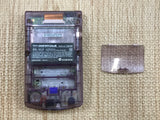 GameBoy Color Clear Purple Console Nintendo Japan - Tested Working LH2334