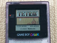 GameBoy Color Clear Purple Console Nintendo Japan - With Defects