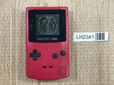 GameBoy Color Red Console Nintendo Japan - Not Working LH2341
