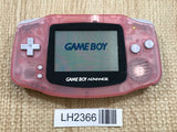 GameBoy Advance Milky Pink Console Nintendo Japan - Tested Working LH2366