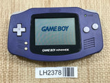 GameBoy Advance Violet Console Nintendo Japan - Tested Working LH2378