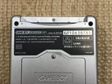 GameBoy Advance SP Platinum Silver Console Japan - Tested Working LH2396