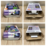GameBoy Color Clear Purple Console Boxed Nintendo Japan - Tested Working LH2415