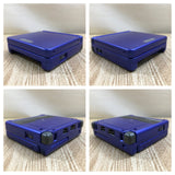 GameBoy Advance SP Azurite Blue Console Boxed Japan - Tested Working LH2417