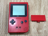 GameBoy Pocket Red Console Nintendo Japan - Tested Working LH2422