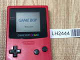 GameBoy Color Red Console Nintendo Japan - With Defects LH2444