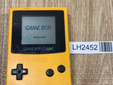GameBoy Color Yellow Console Nintendo Japan - With Defects LH2452