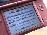 Nintendo DSi LL XL DS Wine Red Console Nintendo Japan - With Defects LH2505