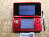 Nintendo 3DS Metallic Red Console Nintendo Japan - Tested Working LH2508