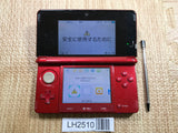 Nintendo 3DS Flare Red Console Nintendo Japan - With Defects LH2510