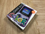 GameBoy Color Clear Purple Console Boxed Nintendo Japan - Tested Working LH2520