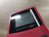 GameBoy Color Red Console Nintendo Japan - Tested Working LH2558