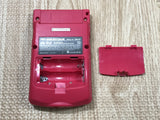 GameBoy Color Red Console Nintendo Japan - Tested Working LH2558