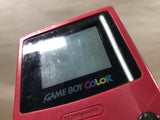 GameBoy Color Red Console Nintendo Japan - Tested Working LH2559