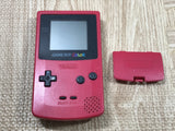 GameBoy Color Red Console Nintendo Japan - Tested Working LH2559