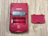 GameBoy Color Red Console Nintendo Japan - Tested Working LH2559