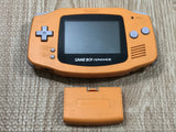 GameBoy Advance Orange Console Nintendo Japan - Tested Working LH2606