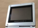 GameBoy Advance SP Pearl Blue Console Nintendo Japan - Tested Working LH2627