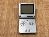 GameBoy Advance SP Pearl Blue Console Nintendo Japan - Tested Working LH2628