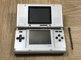 Nintendo DS Platinum Silver Console Nintendo Japan - Tested Working LH2633