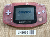 GameBoy Advance Milky Pink Console Nintendo Japan - Tested Working LH2665