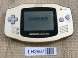 GameBoy Advance Gold Console Nintendo Japan - With Defects LH2667