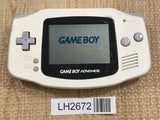 GameBoy Advance White Console Nintendo Japan - Tested Working LH2672