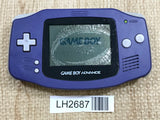 GameBoy Advance Violet Console Nintendo Japan - With Defects LH2687