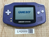 GameBoy Advance Violet Console Nintendo Japan - Tested Working LH2689