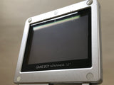 GameBoy Advance SP Platinum Silver Console Japan - Tested Working LH2698