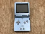 GameBoy Advance SP Pearl Blue Console Nintendo Japan - Tested Working LH2700