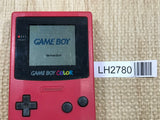 GameBoy Color Red Console Nintendo Japan - Tested Working LH2780