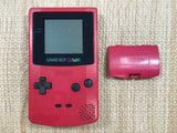 GameBoy Color Red Console Nintendo Japan - With Defects LH3152 - Photo 3