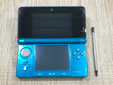 Nintendo 3DS Aqua Blue Console Nintendo Japan - Tested Working LH3208 - Photo 2