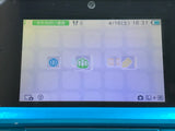 Nintendo 3DS Aqua Blue Console Nintendo Japan - With Defects LH3209 - Photo 9